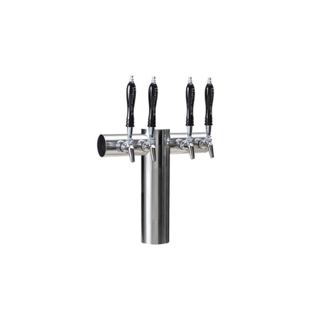 Perlick 4073-12PO-SS - Avenue T-Pipe Draft Beer Tower, Countertop, 40"W X 15-5/8"H