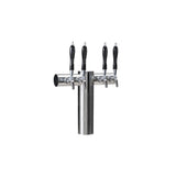Perlick 4073-4PO-SS - Avenue T-Pipe Draft Beer Tower, Countertop, 16"W X 15-5/8"H