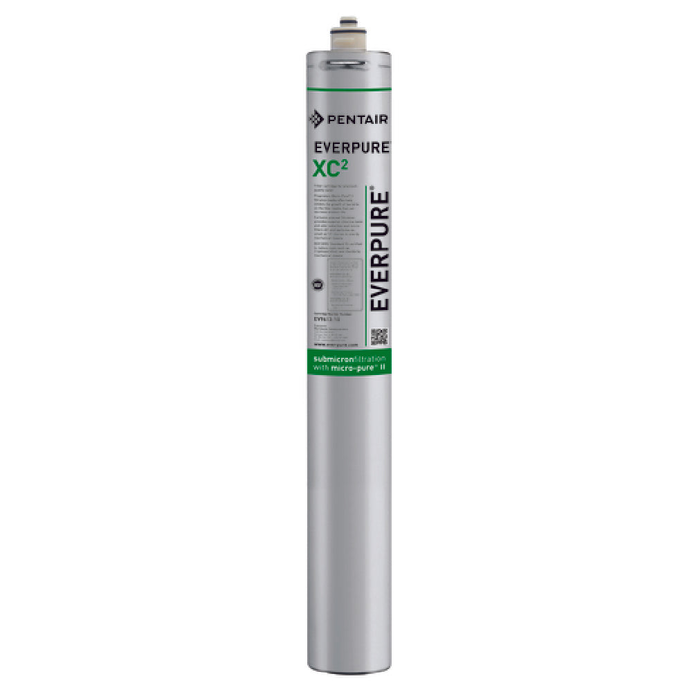 Everpure EV961310 - XC² Water Filter Cartridge, XC² Cartridge, (1) XC² Micro-Pure® II Precoat Primary Filtration Cartridge