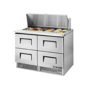 True Mfg. - General Foodservice TFP-48-18M-D-4-HC - Sandwich/Salad Unit, Two-section