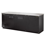 True Mfg. - General Foodservice TBB-4-HC - Back Bar Cooler, Three-section, 90-3/8"W