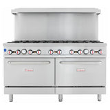 Empura Stainless EGR-60_LP Gas Range Stainless Steel Commercial Liquid Propane Gas Range With Two Ovens