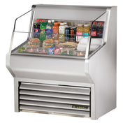 Stainless steel True Refrigeration THAC-36-S-LD horizontal air curtain merchandiser display