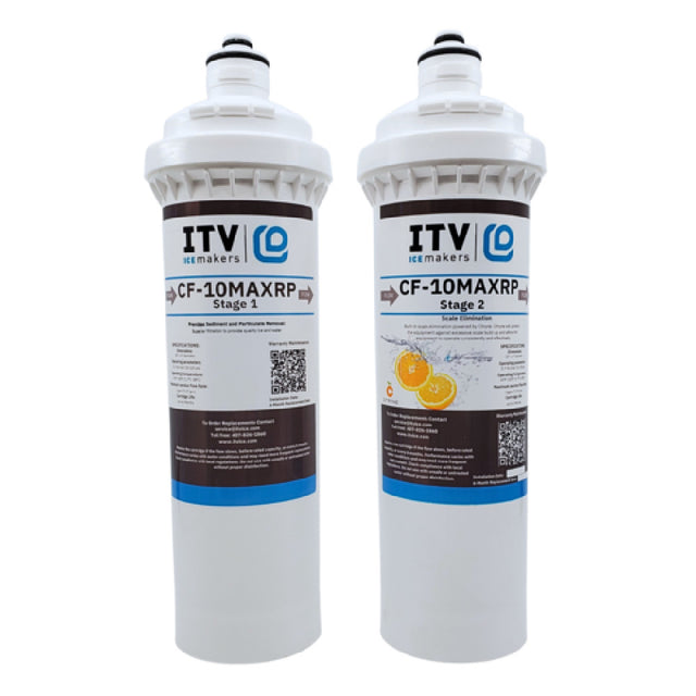 ITV Ice Makers CF-250 MAX RP CARTRIDGE - Water Treatment System, (2) Unit System