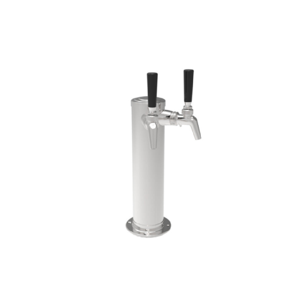 Perlick 69526W-2DA-R Draft Arm Style Wine Dispensing Kit (2) Faucets Chrome (304 Stainless Steel Dispensing Heads & Faucets Drainer 304 Stainless Steel Keg Couplers Air Distributors 304 Stainless Steel Wine Line Connectors Air Hose Air Distribu