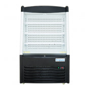 Empura Stainless EOM-36SB Refrigerated Vertical Open Air Merchandiser with multiple shelves