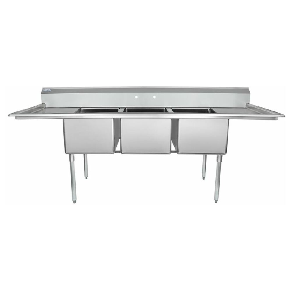 Empura Stainless ESD31824LR18 Sink (3) Compartment Standard Duty