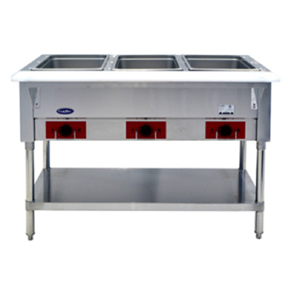 Atosa USA, Inc. CSTEA-3C - CookRite Steam Table, Electric, Dry Or Wet Heat