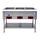 Atosa USA, Inc. CSTEA-3C - CookRite Steam Table, Electric, Dry Or Wet Heat
