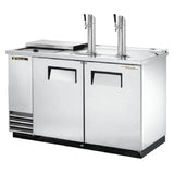True Mfg. - General Foodservice TDD-2CT-S-HC - Club Top Draft Beer Cooler, (2) 1/2 Keg Capacity