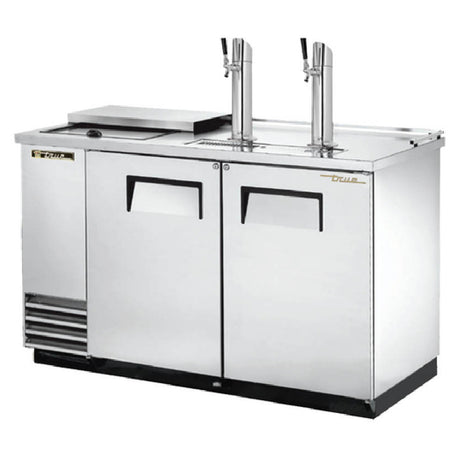 True Mfg. - General Foodservice TDD-2CT-S-HC - Club Top Draft Beer Cooler, (2) 1/2 Keg Capacity