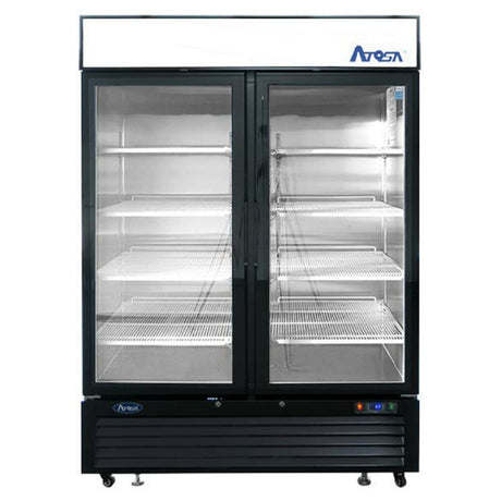 Atosa USA, Inc. MCF8723GR - Refrigerator Merchandiser, Two-section, 54-3/8"W X 31-1/2"D X 81-1/5"H