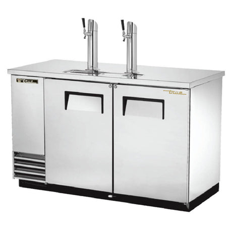 True Mfg. - General Foodservice TDD-2-S-HC - Draft Beer Cooler, (2) 1/2 Keg Capacity