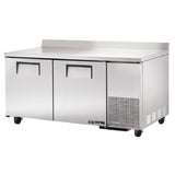 True Mfg. - General Foodservice TWT-67-HC - Deep Work Top Refrigerator, Two-section