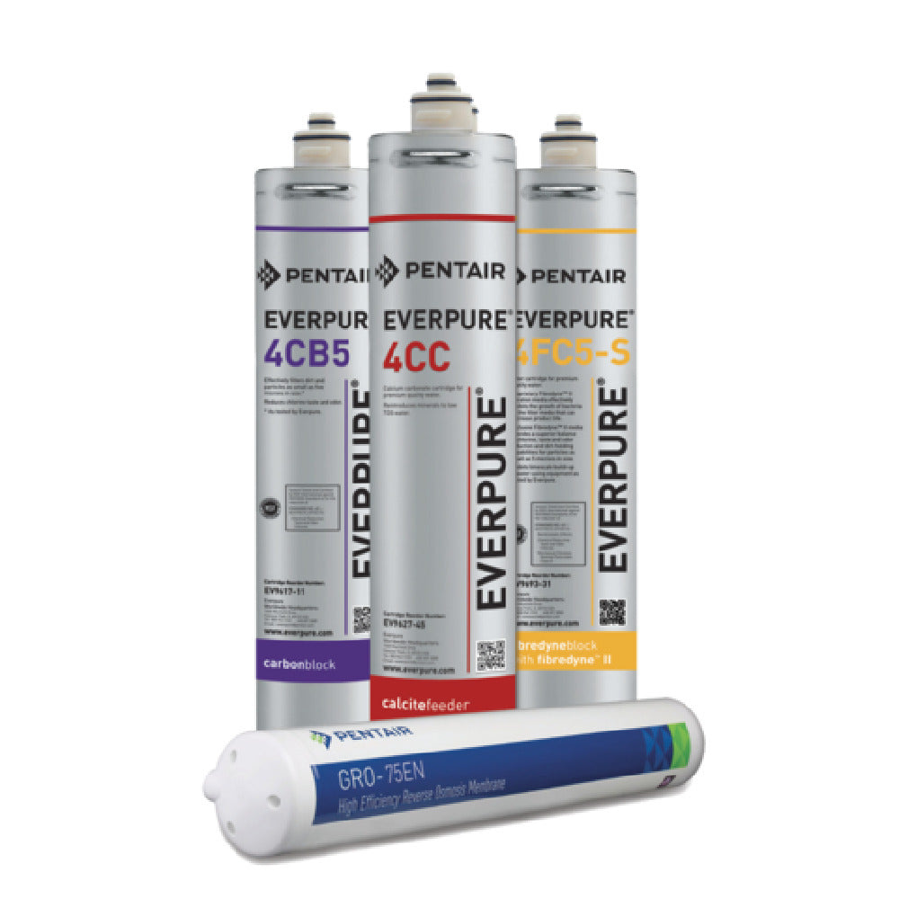 Everpure EV997725 - Conserv® 75E RO System Cartridge Kit, (1) 4FC5 Pretreatment Carbon Filter