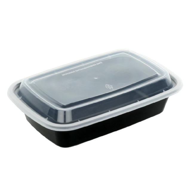 Empura RSL-938 - Microwavable Togo Container, 7.99"W X 5.51"D X 1.7"H, 24 Oz Capacity