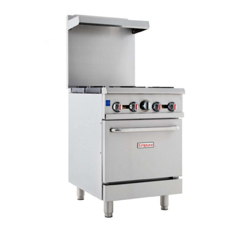 Empura Equipment EGR-24_LP Single Base Gas Range Liquid Propane 24"W X 32-5/8"D X 60-1/8"H