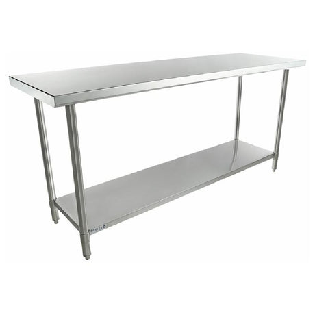 Stainless steel work table with undershelf from Empura Super Duty, 24’’ x 72