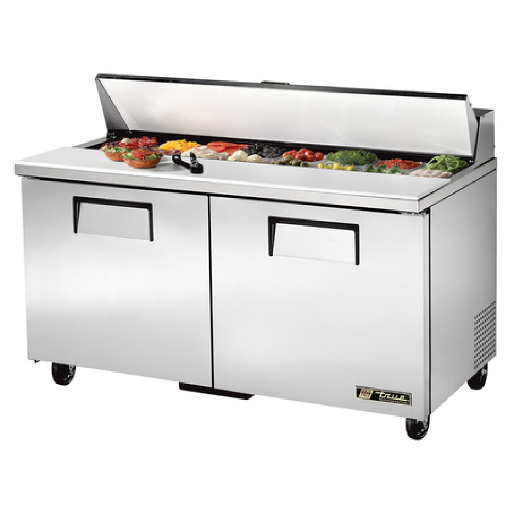 True Mfg. - General Foodservice TSSU-60-16-HC - Sandwich/Salad Unit, (16) 1/6 Size (4"D) Poly Pans