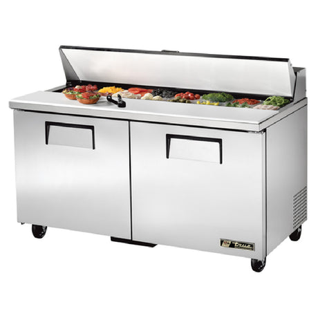 True Mfg. - General Foodservice TSSU-60-16-HC - Sandwich/Salad Unit, (16) 1/6 Size (4"D) Poly Pans