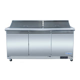 Empura E-KSP72M - Refrigerated Sandwich/Salad Mega Top Prep Table, 71.7"W X 34.5"D X 43.2"H