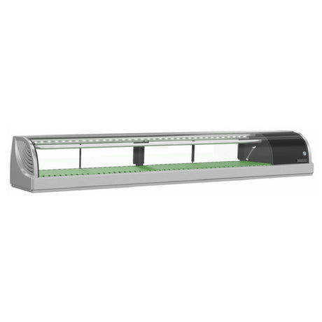 Hoshizaki HNC-180BA-L-SLH - Refrigerated Display/Sushi Case, Countertop, 70-9/10"W X 13-3/5"D X 11"H