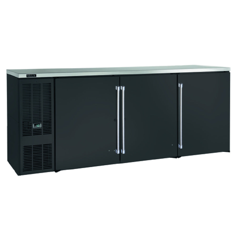 Perlick BBS84B-S-4 Refrigerated Back Bar Cabinet Three-section 84"W