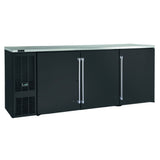 Perlick BBS84-BS-L-STK - (QuickShip) Refrigerated Back Bar Cabinet, Three-section