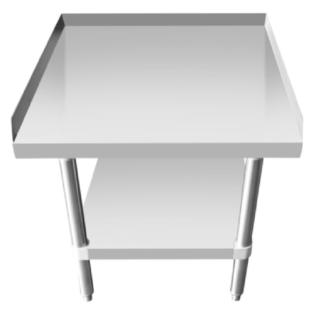 Atosa ATSE-3024 MixRite Equipment Stand 24"W X 30"D X 24"H Stainless Steel Top With Upturn On Rear & Sides