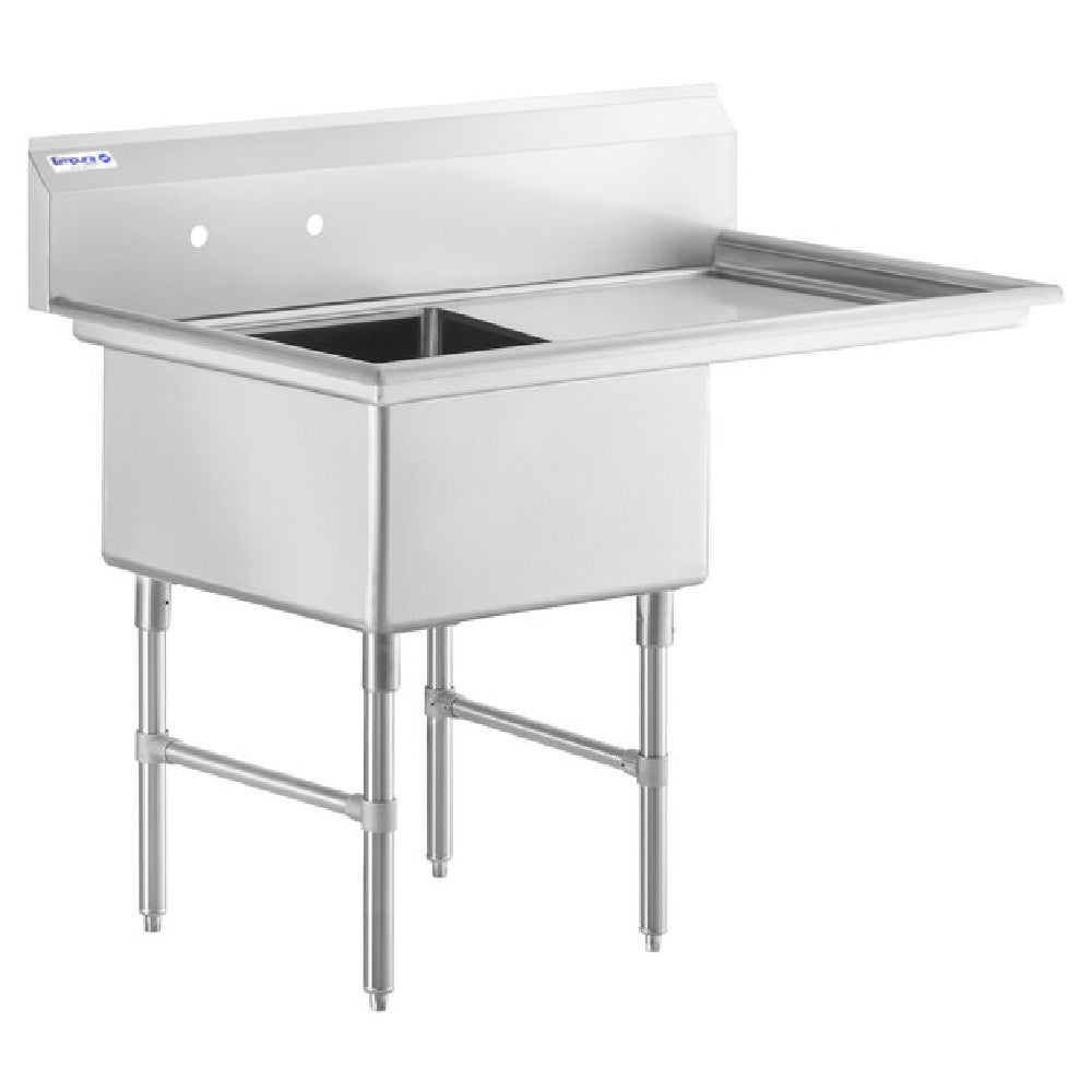 Empura Stainless EHD12424R24 Sink (1) Compartment Heavy Duty