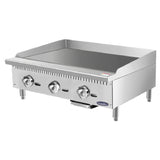 Atosa USA, Inc. ATMG-36_NAT - CookRite Heavy Duty Griddle, Gas, Countertop