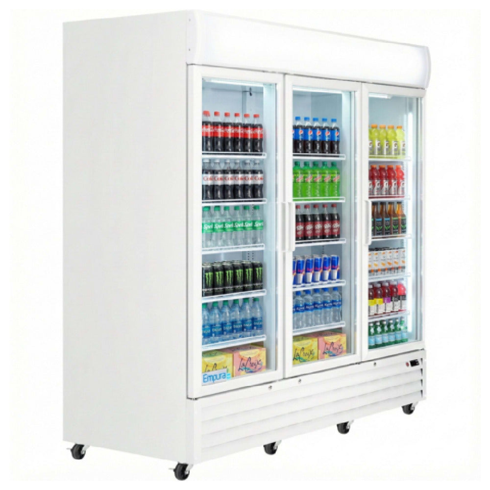 Empura EGM-75W - Refrigerated Merchandiser, 78.15"W X 32.28"D X 81.02"H, 66.6 Cu. Ft. Capacity