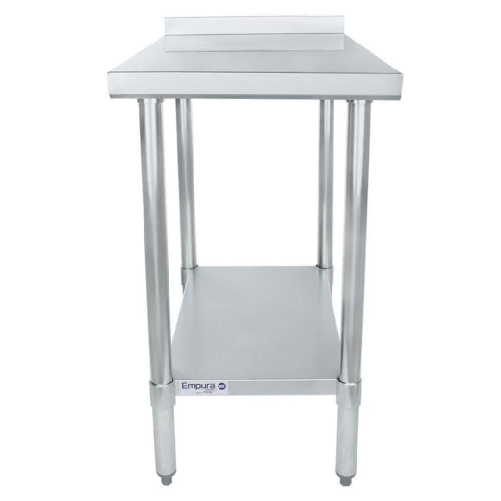 Empura FT1830E - Filler Table, 18"W X 30"D X 34.75"H, 18 Gauge 430 Stainless Steel