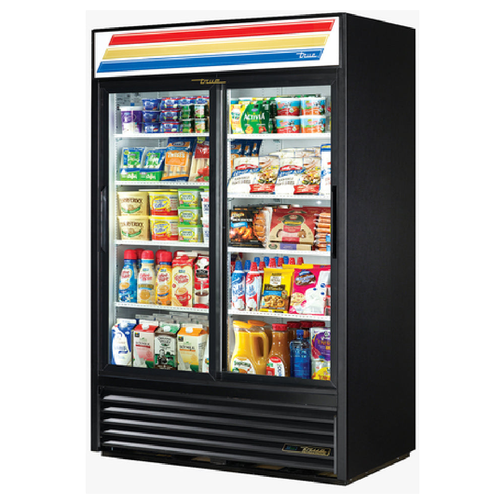 True Mfg. - General Foodservice GDM-45-HC-LD_BL - Refrigerated Merchandiser, Two-section