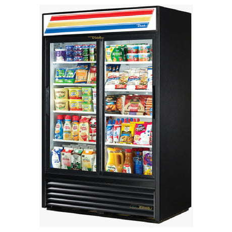 True Mfg. - General Foodservice GDM-45-HC-LD_BL - Refrigerated Merchandiser, Two-section