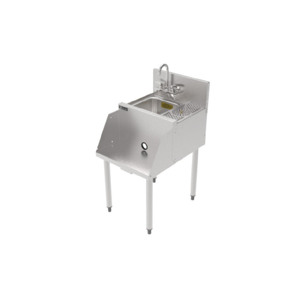 Perlick TSF18BS-RS - TSF Series Underbar Blender Station With 18 Gauge Stainless Steel Dump Sink