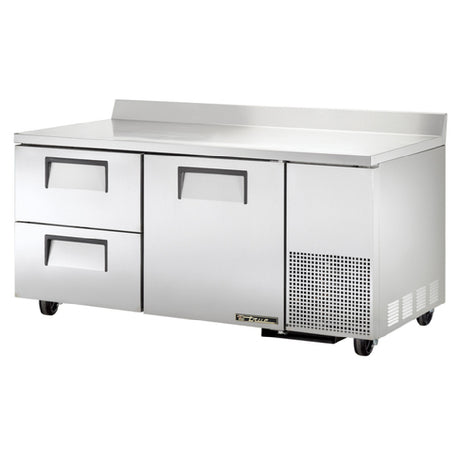 True Mfg. - General Foodservice TWT-67D-2-HC_LH - Deep Work Top Refrigerator, Two-section