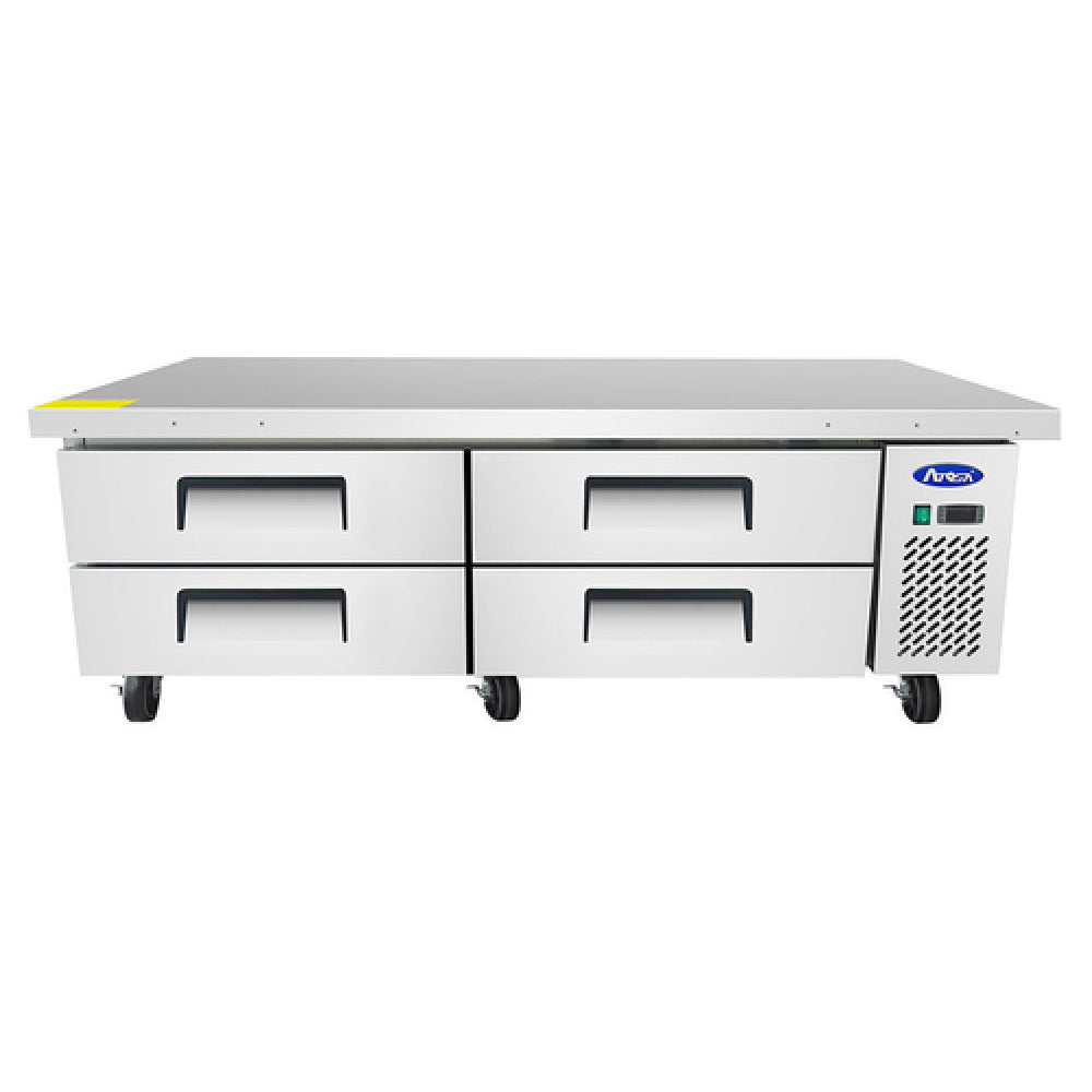 Atosa USA, Inc. MGF8453GR - Atosa Chef Base With Extended Top, Two-section, 72-1/2"W X 33"D X 26-3/5"H