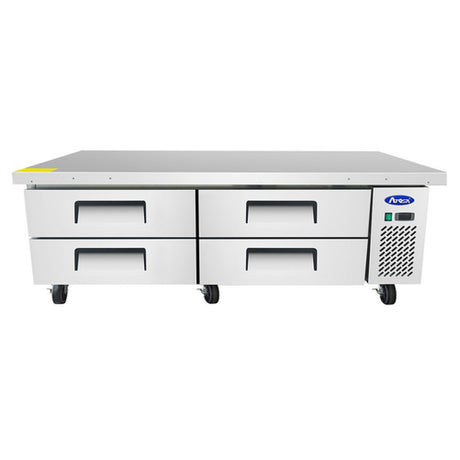 Atosa USA, Inc. MGF8453GR - Atosa Chef Base With Extended Top, Two-section, 72-1/2"W X 33"D X 26-3/5"H