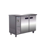Empura E-KBB48-2-24-S - Back Bar Cooler, 2 Swing Solid Doors, 49"W X 24 7/16"D X 41 3/4"H