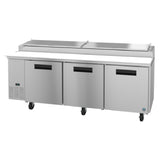 Hoshizaki PR93A - Steelheart Series Pizza Prep Table, Reach-in, Three-section