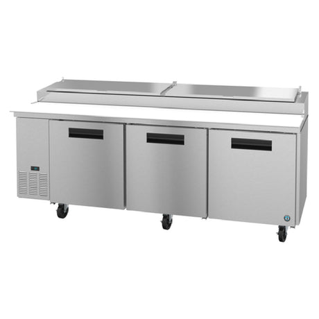 Hoshizaki PR93A - Steelheart Series Pizza Prep Table, Reach-in, Three-section
