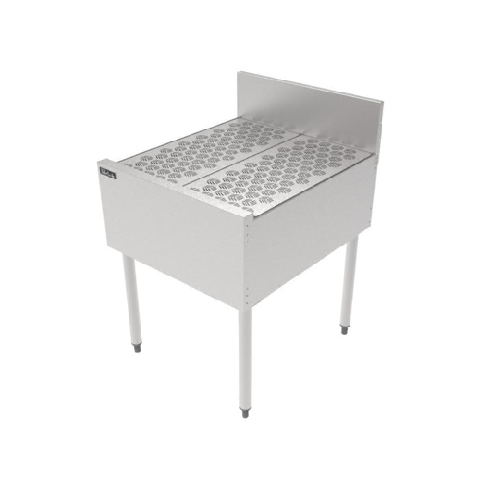 Perlick TSCE24DB TSCE Series Underbar Drainboard 24"W X 27-5/8"D Pitched Drainboard Top