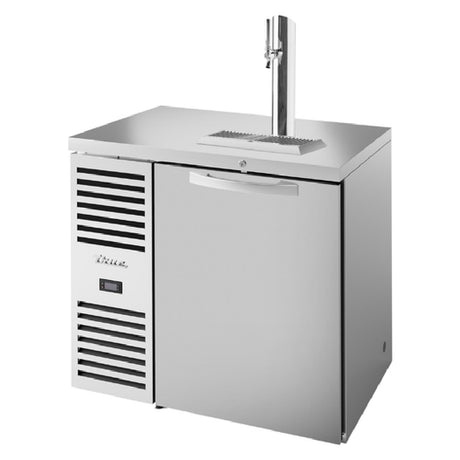 True Mfg. - Premier Bar TDR36-RISZ1-L-S-S-1 - Refrigerated Draft Bar Cooler, One-section
