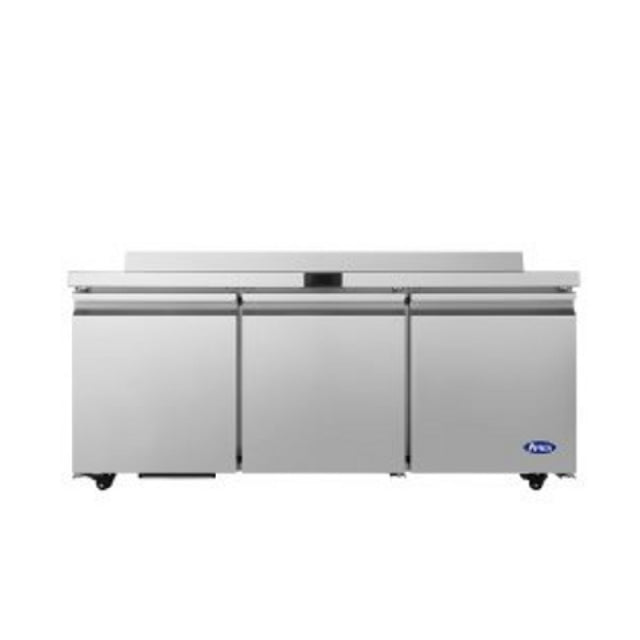 Atosa USA, Inc. AWR72SD - Worktop Refrigerator, 72-5/8"W X 30"D X 38-7/8"H, (3) Doors