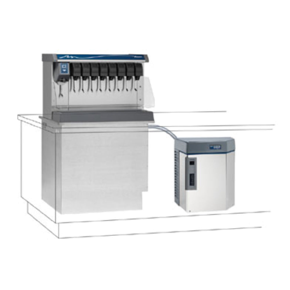 Follett HCD1410RVS Horizon Elite™ Chewblet® Ice Machine With RIDE® Remote Ice Delivery Equipment