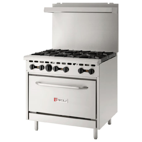 Wolf WX36-6BN-QS-COMMANDER - (Quick Ship) WX Series Restaurant Range, Natural Gas