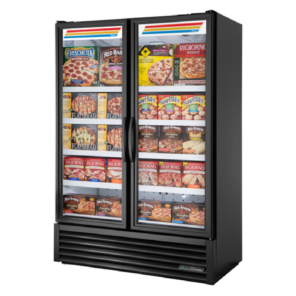 True Mfg. - General Foodservice FLM-54F~TSL01_WH - Full Length Freezer Merchandiser