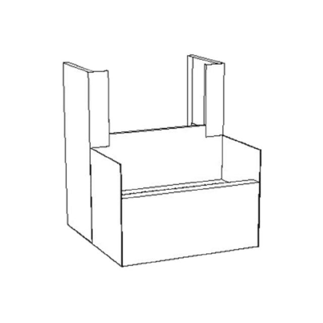 Perlick 7055A8 Underbar Beer Drainer 18"W X 18-9/16"D (TS Depth) For 4040A Series Space Saver Dispensing Heads