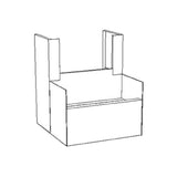 Perlick 7055A9 - Underbar Beer Drainer, 24"W X 18-9/16"D (TS Depth), For 4060A Series Space Saver Dispensing Heads